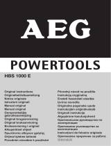 AEG HBS 1000 E list