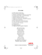 Aeg-Electrolux CG6200 Uživatelský manuál