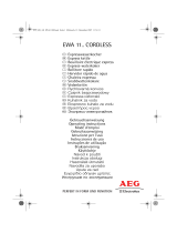 Aeg-Electrolux ewa 1100 Uživatelský manuál