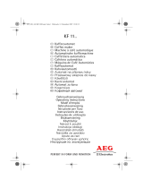 AEG KF1100 Uživatelský manuál