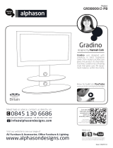 Alphason Gradino Cantilever Uživatelský manuál