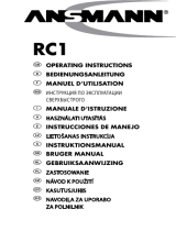 ANSMANN RC1 Operativní instrukce