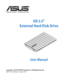 Asus KR External HDD Uživatelský manuál