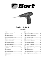 Bort BAB-10.8N-Li Uživatelský manuál