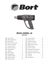Bort BHG-2000L-K Uživatelský manuál