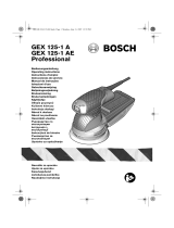 Bosch GEX 125-1 AE Operativní instrukce