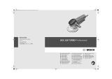 Bosch GEX 150 Turbo Professional Operativní instrukce