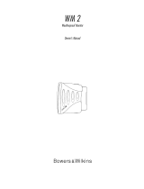 Bowers & Wilkins WM 2 Uživatelský manuál