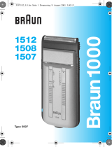 Braun 1512, 1508, 1507, 1000 Uživatelský manuál
