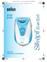 Braun 2170, 2150, Silk-épil EverSoft Uživatelský manuál