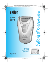 Braun 3390, 3370, Silk-épil SoftPerfection Body Systemn Uživatelský manuál