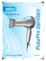 Braun Pro 2000 DF Ion Uživatelský manuál