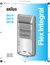 Braun 5414, 5415, 5416, Flex Integral Uživatelský manuál
