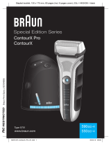 Braun 590cc-4, 550cc-4, ContourX Pro, Contour Uživatelský manuál