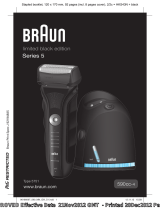 Braun 590cc-4, Series 5, limited black edition Uživatelský manuál