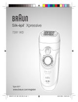 Braun 7281 WD, Silk-épil Xpressive Uživatelský manuál