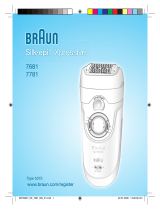 Braun 7681,  7781,  Silk-épil Xpressive Uživatelský manuál