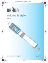 Braun AS400, volume & style Uživatelský manuál