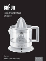 Braun CJ 3000 Uživatelský manuál