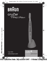 Braun CruZer 6 Precision Uživatelský manuál