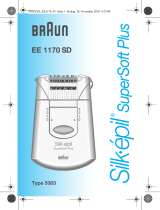 Braun EE1170 SD,  Silk-épil SuperSoft Plus Uživatelský manuál