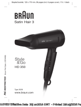 Braun HD 350 Uživatelský manuál