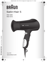 Braun Satin Hair 5 HD 510 Uživatelský manuál