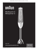 Braun MQ 545 Aperitive Návod k obsluze