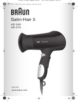 Braun Satin Hair 5 HD 530 Návod k obsluze