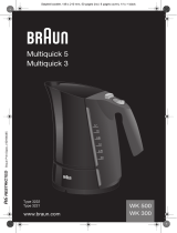 Braun WK500 Uživatelský manuál