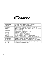 Candy CCE192X Chimney Cooker Hood Uživatelský manuál