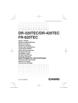 Casio FR-620TEC Uživatelský manuál