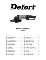 Defort DAG-2005N-S Uživatelský manuál