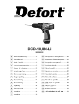 Defort DCD-10.8N-LI Návod k obsluze