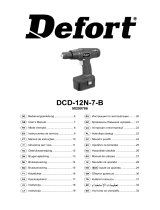 Defort DCD-12N-7-B Návod k obsluze