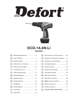 Defort DCD-14.4N-Li Návod k obsluze
