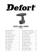 Defort DCD-14N-7-BDK Uživatelský manuál