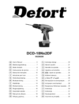 Defort DCD-18Nx2DF Návod k obsluze