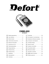 Defort DMM-600 Návod k obsluze