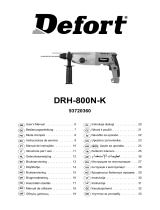 Defort DRH-800N-K Návod k obsluze