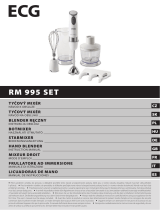 ECG RM 995 SET Uživatelský manuál