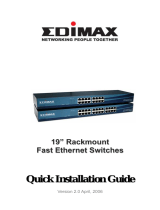 Edimax Rackmount Fast Ethernet Switch Uživatelský manuál