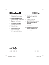EINHELL GE-HC 18 Li T Kit Uživatelský manuál