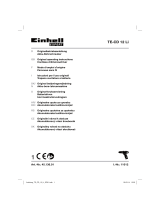 EINHELL Expert TE-CD 12 Li with 2nd Battery Uživatelský manuál