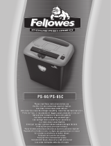 Fellowes Powershred PS-60 Uživatelský manuál