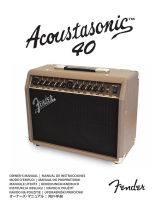 Fender  Acoustasonic™ 40 Návod k obsluze