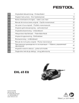 Festool EHL 65 EQ-Plus Operativní instrukce