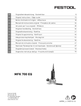 Festool MFK 700 EQ-Set Operativní instrukce