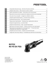 Festool RO 90 DX FEQ-Plus Operativní instrukce