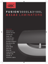 GBC Fusion 3100L A3 Uživatelský manuál
